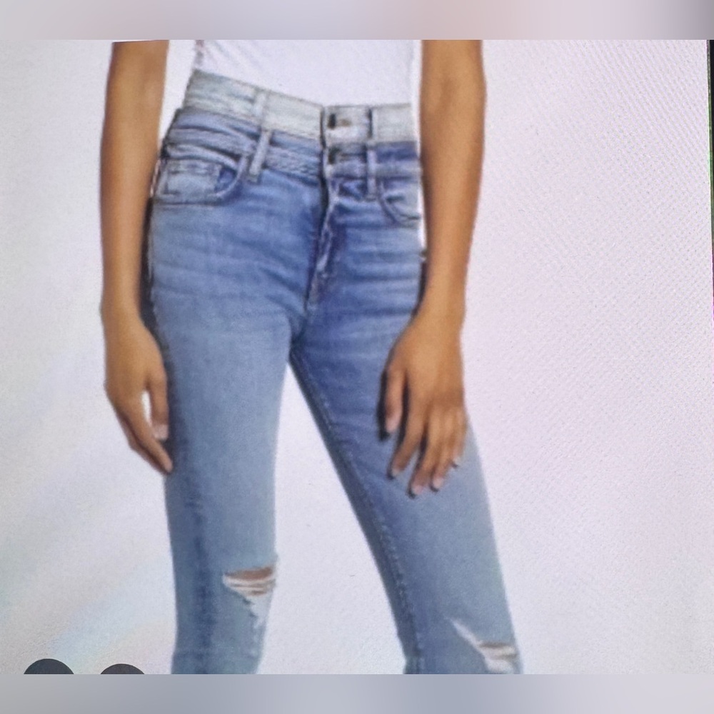 HUDSON Holly Double Waistband Ankle Skinny Jeans s 30 NWT